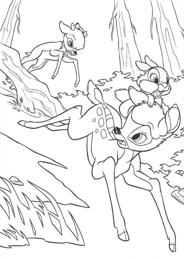 Kids-n-fun.com | 29 coloring pages of Bambi 2